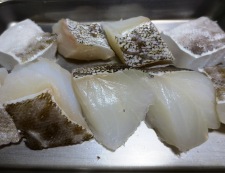 豆腐と鱈（たら）の中華風煮込み　【下準備】②