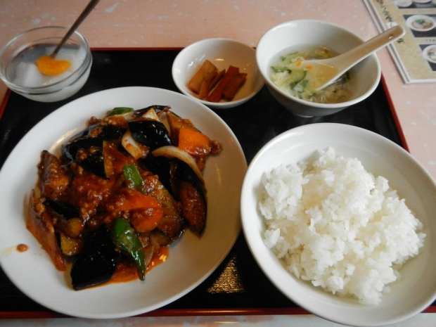 麻婆茄子定食@香味楼 (2)