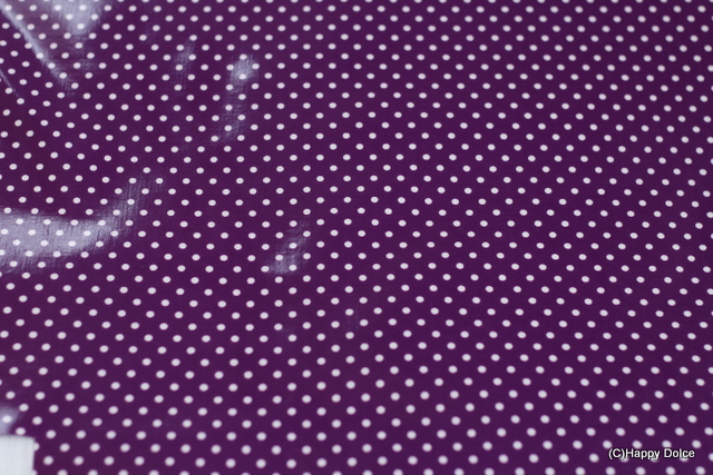 4mmドット　紫×白