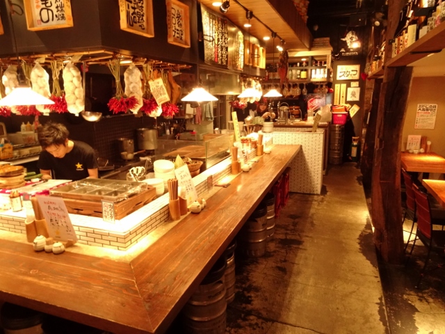 生粋食堂 カウンター
