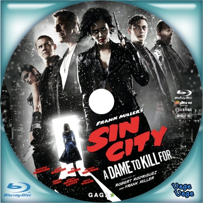 シン・シティ 復讐の女神 | ベジベジの自作BD・DVDラベル