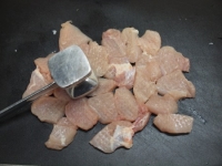 鶏むね肉とブロッコリーの焼きラ35