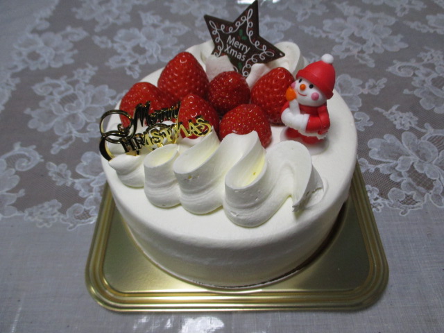 今年のx Masのケーキは 白十字 晴れの国より 美味しい幸せ