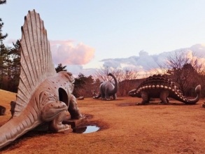 伊東市～小室山ハイキングコース途中の恐竜広場♪思ったより大きい恐竜がリアルにいました＼(^o^)／2015.01.31